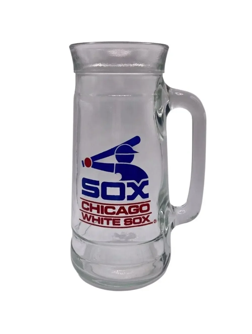 Chicago White Sox MLB Vintage Beer Glass Stein Fisher Nuts Promo Mug O’Nuts 80s